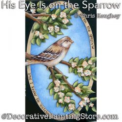 His Eye Is on the Sparrow Painting Pattern PDF DOWNLOAD - Chris Haughey