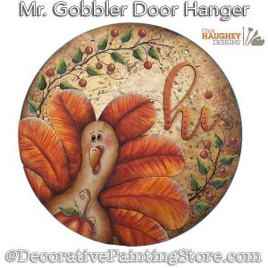 Mr. Gobbler Door Hanger Painting Pattern PDF DOWNLOAD - Chris Haughey
