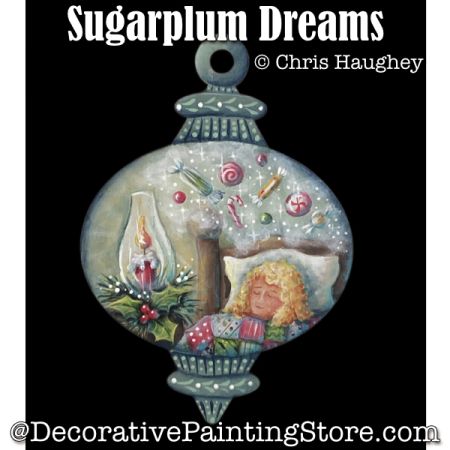 Sugarplum Dreams Ornament Painting Pattern PDF DOWNLOAD - Chris Haughey