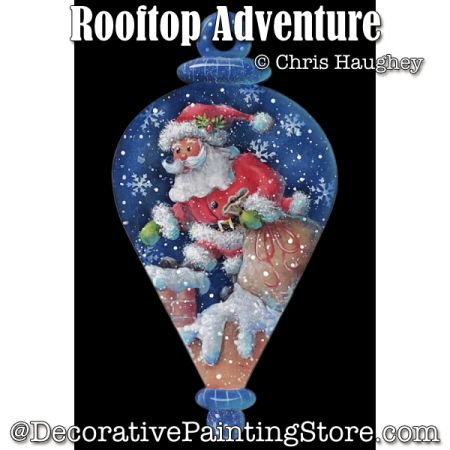 Rooftop Adventure Ornament Painting Pattern PDF DOWNLOAD - Chris Haughey