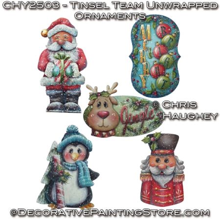 Tinsel Team Unwrapped Ornaments Painting Tutorial - Chris Haughey