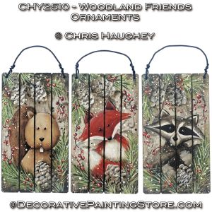 Woodland Friends Ornaments Painting Tutorial - Chris Haughey