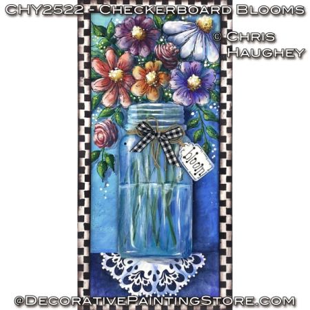 Checkerboard Blooms Painting Tutorial - Chris Haughey