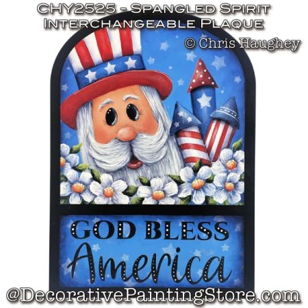 Spangled Spirit Interchangeable Plaque Painting Tutorial - Chris Haughey