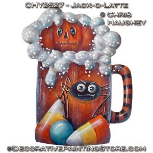Jack-o-Latte Painting Pattern - Chris Haughey