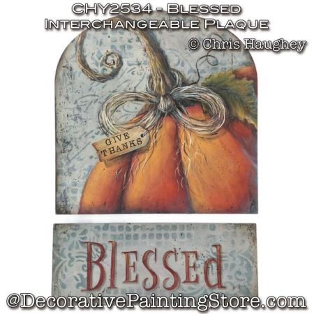 Blessed Interchangeable Plaque Painting Tutorial - Chris Haughey