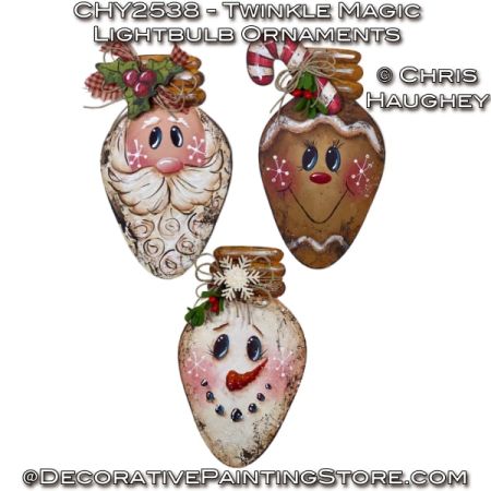 Twinkle Magic Ornaments Painting Pattern - Chris Haughey