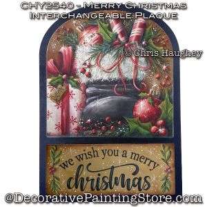 Merry Christmas Interchangeable Plaque Painting Tutorial - Chris Haughey