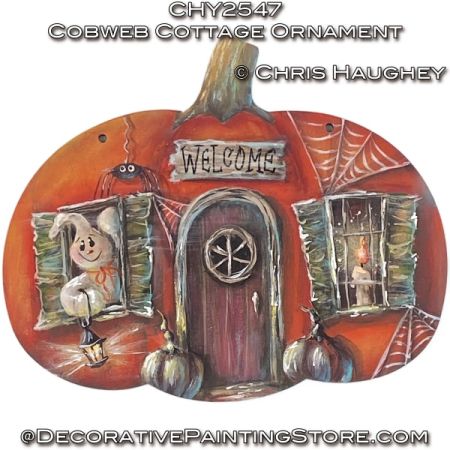Cobweb Cottage Ornament Painting Pattern - Chris Haughey