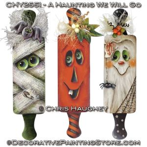 A Haunting We Will Go Painting Pattern PDF DOWNLOAD - Chris Haughey