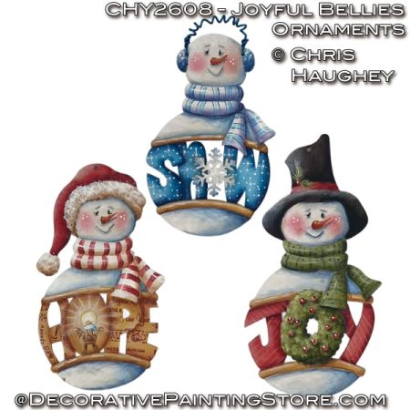 Joyful Bellies Ornaments Painting Pattern - Chris Haughey