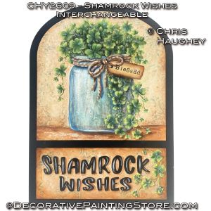 Shamrock Wishes Interchangeable Plaque Painting Tutorial - Chris Haughey