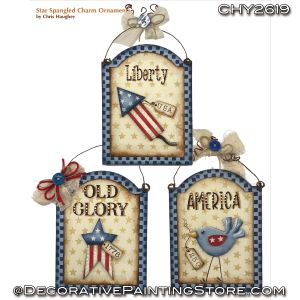 Star Spangled Charm Ornaments Painting Tutorial - Chris Haughey