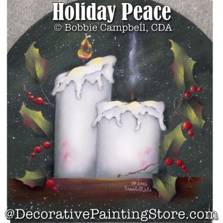 Holiday Peace Painting Pattern - Bobbie Campbell