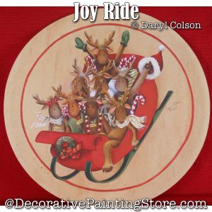 Joy Ride (Reindeers) Painting Pattern PDF DOWNLOAD - Daryl Colson