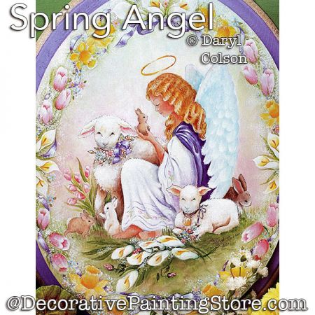 Spring Angel Painting Pattern PDF DOWNLOAD - Daryl Colson