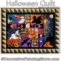 Halloween Quilt PDF DOWNLOAD Painting Pattern - Daryl Colson