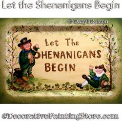 Let the Shenanigans Begin PDF DOWNLOAD Painting Pattern - Daryl Colson