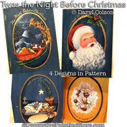 The Night Before Christmas (4 Designs) PDF DOWNLOAD Painting Pattern - Daryl Colson