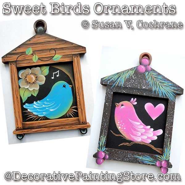 Sweet Birds Ornament ePattern - Susan Cochrane