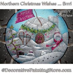 Northern Christmas Wishes Painting Pattern PDF DOWNLOAD - Susan Cochrane