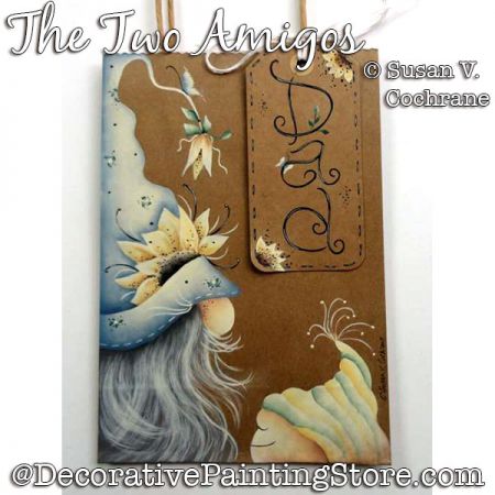 The Two Amigos (Gnome) Painting Pattern PDF DOWNLOAD - Susan Cochrane