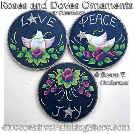 Roses and Doves ePattern - Susan Cochrane