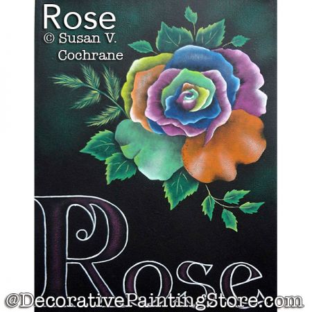 Rose Painting Pattern PDF DOWNLOAD - Susan Cochrane