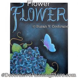 Flower Painting Pattern PDF DOWNLOAD - Susan Cochrane