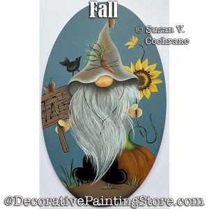 Fall (Gnome) Painting Pattern PDF DOWNLOAD - Susan Cochrane