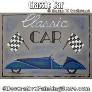 Classic Car Painting Pattern - Susan Cochrane