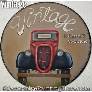 Vintage (Car) Painting Pattern - Susan Cochrane
