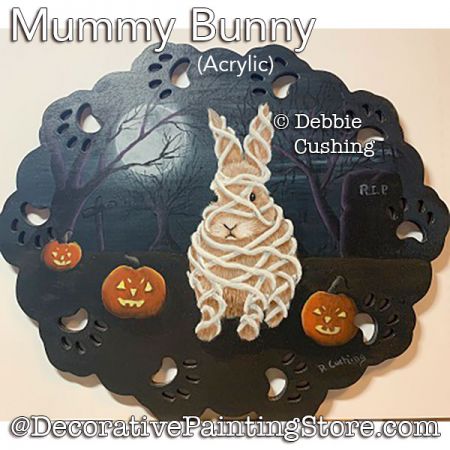 Mummy Bunny (Acrylic) Painting Pattern Download - Debbie Cushing
