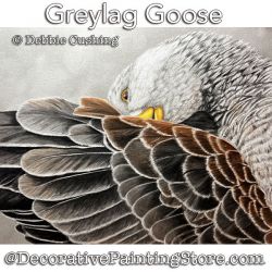 Greylag Goose (Colored Pencil) Painting Pattern Download - Debbie Cushing
