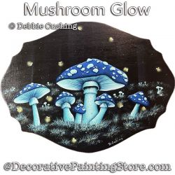 Mushroom Glow (Acrylic) Painting Pattern Download - Debbie Cushing