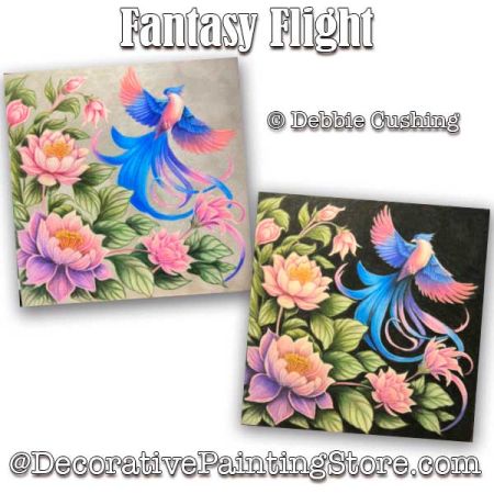 Fantasy Flight (colored pencil) Painting Pattern Download - Debbie Cushing