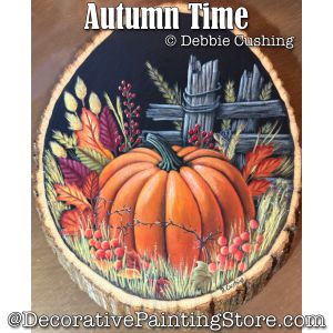 Autumn Time (Acrylic) Painting Pattern Download - Debbie Cushing