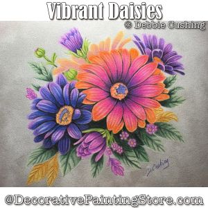 Vibrant Daisies (Colored Pencil) Painting Pattern - Debbie Cushing