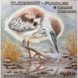 Puddles (Colored Pencil) Painting Pattern - Debbie Cushing
