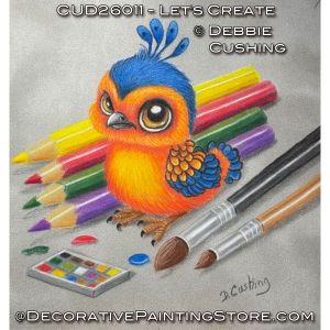 Let's Create (Colored Pencil) Painting Pattern - Debbie Cushing
