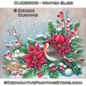 Winter Bliss (Colored Pencil) Painting Pattern - Debbie Cushing