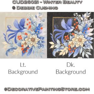 Winter Beauty (Colored Pencil) Painting Pattern - Debbie Cushing