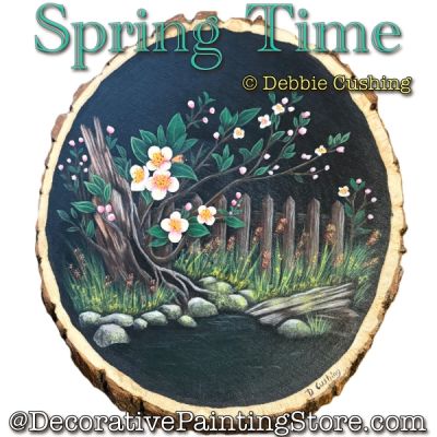 Spring Time (Acrylic) Painting Pattern Download - Debbie Cushing