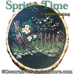 Spring Time (Acrylic) Painting Pattern Download - Debbie Cushing
