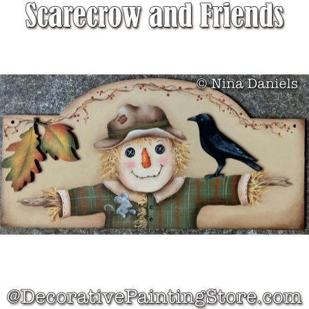 Scarecrow and Friends Painting Pattern - Nina Daniels