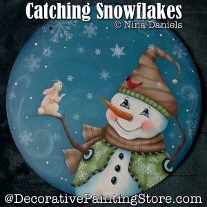 Catching Snowflakes Painting Pattern - Nina Daniels