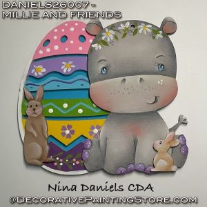 Millie and Friends Painting Tutorial for Pre-etched Ornament - Nina Daniels