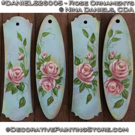 Rose Ornaments Painting Pattern - Nina Daniels
