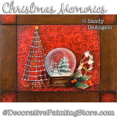 Christmas Memories Painting Pattern PDF DOWNLOAD - Sandy DeAngelo