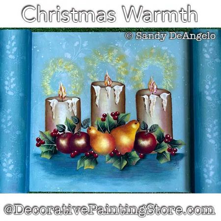 Christmas Warmth Painting Pattern PDF DOWNLOAD - Sandy DeAngelo